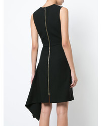 Roland Mouret Asymmetric Fit And Flare Dress