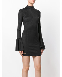 Philipp Plein Fitted Dress With Flared Sleeves