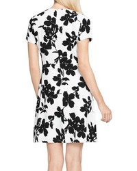 Vince Camuto Fresco Blooms Fit Flare Dress