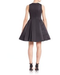 Halston Heritage Structured Fit Flare Dress