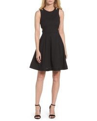 French Connection Lula Stretch Fit Flare Dress