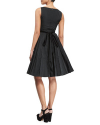 Marc Jacobs Sleeveless Fit  Flare Dress Black