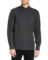 Saturdays Nyc Crosby Solid Flannel Shirt