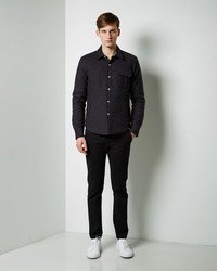 Band Of Outsiders Quilted Shirt Jacket