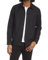 Theory Wyoming Luxe Flannel Shirt Jacket