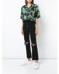 Amiri Cropped Flared Jeans