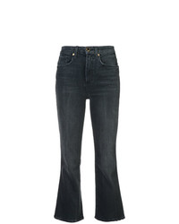 Khaite Cropped Flared Jeans