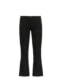 Saint Laurent Cropped Flared Jeans