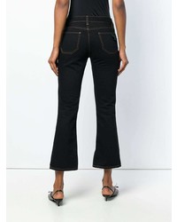 Carven Cropped Kick Flare Jeans