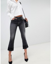 7 For All Mankind Cropped Kick Flare Jeans