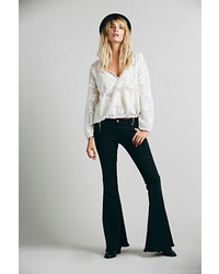 Free People Denim Super Flare By