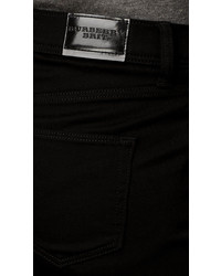 Burberry Flare Fit Regular Rise Deep Black Jeans