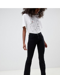 Only Petite Flare Jean In Black