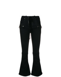 Unravel Project Flared Cropped Jeans