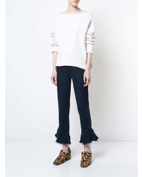 Paige Flora Frayed Cropped Jeans