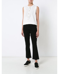 Derek Lam 10 Crosby Gia Mid Rise Cropped Flare