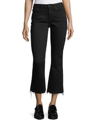 Derek Lam 10 Crosby Gia Mid Rise Cropped Flared Jeans