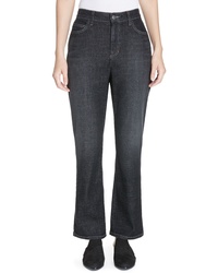 Eileen Fisher High Waist Ankle Bootcut Jeans