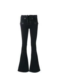 Unravel Project Lace Up Fastening Flared Jeans