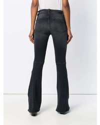 Unravel Project Lace Up Flared Jeans
