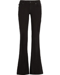 Tom Ford Mid Rise Flared Jeans Black