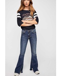 Seamed Flare Jeans