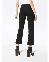 Saint Laurent Skinny Flared Cropped Jeans