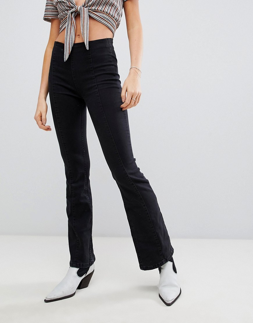 Free People Slim Kick Flared Jeans, $54 | Asos | Lookastic