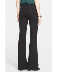 Free People Stretch Mid Rise Flare Jeans