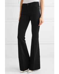 Stella McCartney The 70s Mid Rise Flared Jeans Black