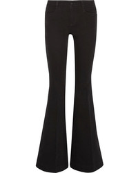 Stella McCartney The 70s Mid Rise Flared Jeans Black