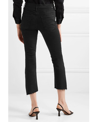 Mother The Insider Crop High Rise Flared Jeans