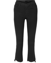 Mother The Insider Crop High Rise Flared Jeans
