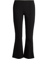 The Row Becca Kick Flare Cropped Cady Trousers