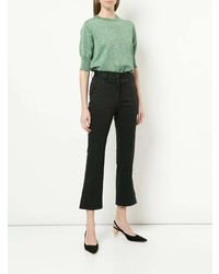 H Beauty&Youth Bootcut Cropped Trousers
