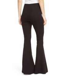 Free People Born To Be Wild Zip Front Flare Pants
