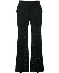 Chloé Broderie Anglaise Bootcut Trousers