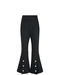 Ellery Buttoned Slit Flared Trousers