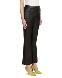 Cédric Charlier Cedric Charlier Faux Leather Flare Pants