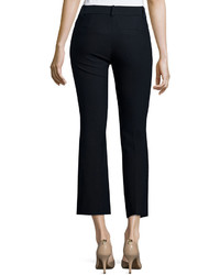 Derek Lam 10 Crosby Cropped Flare Trousers Midnight
