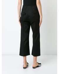 Bassike Cropped Flared Trousers