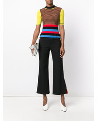 Emilio Pucci Cropped Flared Trousers