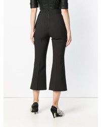 Elisabetta Franchi Cropped Flared Trousers