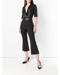 Elisabetta Franchi Cropped Flared Trousers
