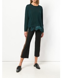 P.A.R.O.S.H. Cropped Flared Trousers
