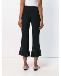 Twin-Set Cropped Ruffled Trousers