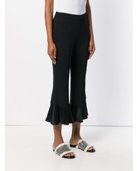 Twin-Set Cropped Ruffled Trousers