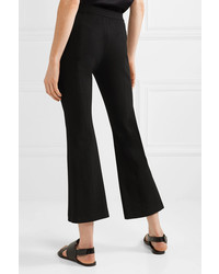 Rosetta Getty Cropped Stretch Jersey Flared Pants