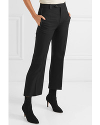 Chloé Cropped Twill Flared Pants