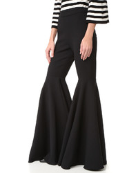 Milly Double Weave Flare Pants